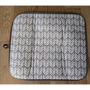 Cuisinart Dish Drying Mat 17.5" x 15.5" Brown Wheat Leaves